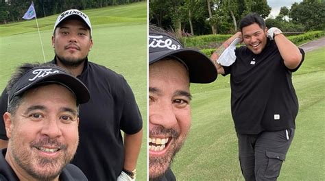 LOOK: Aga Muhlach bonds with eldest son Luigi over golf.